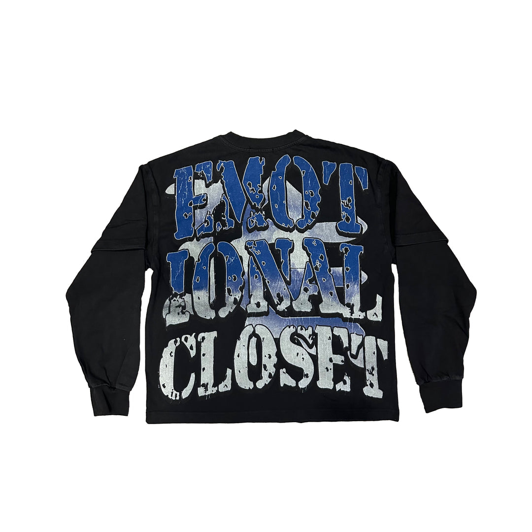 Black "Racer" Long Sleeve