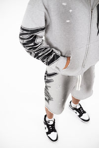 Grey ‘Faded’ Shorts