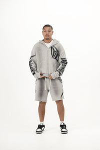Grey ‘Faded’ Hoodie