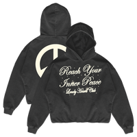 Reach Your Inner Peace Cropped Premium Hoodie