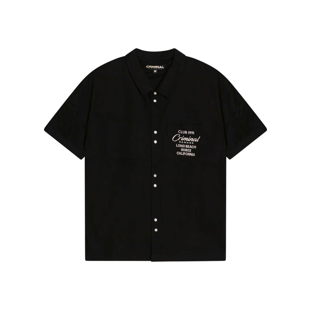 EMBROIDERED SHORT SLEEVED SHIRT
