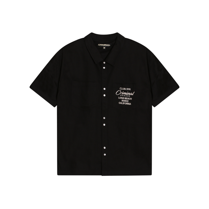 EMBROIDERED SHORT SLEEVED SHIRT