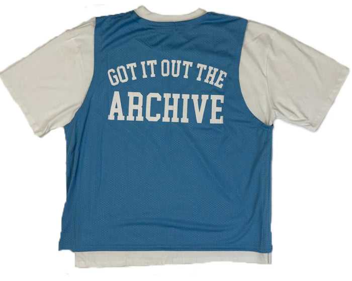 ARCHIVE MINISTRY iLL AND ALL JERSEY TEE - BABY BLUE