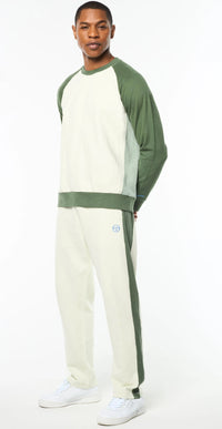 Sergio Tacchini Suonare Crewneck- Almost Aqua
