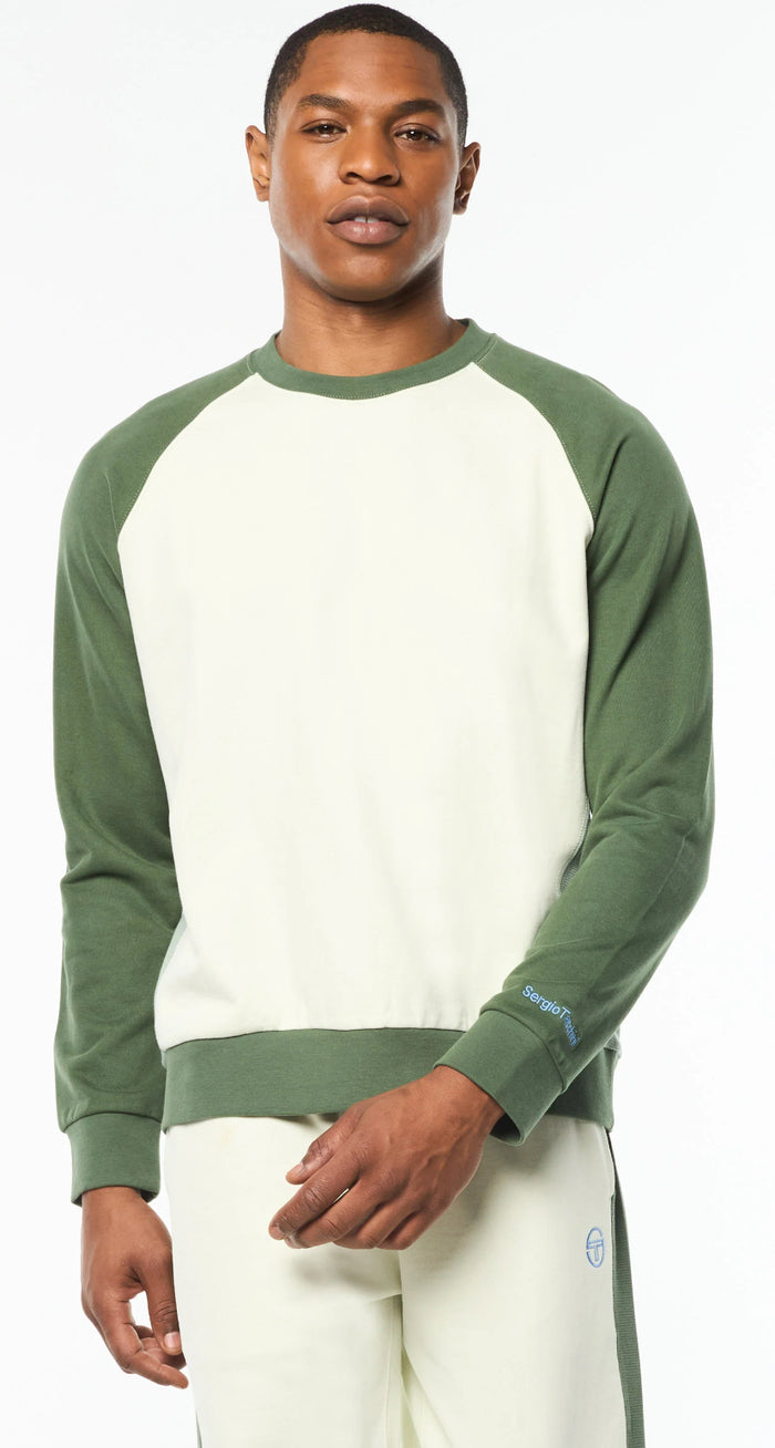 Sergio Tacchini Suonare Crewneck- Almost Aqua