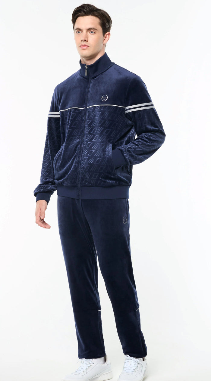 Sergio Tacchini Bandiera Track Jacket- Maritime Blue