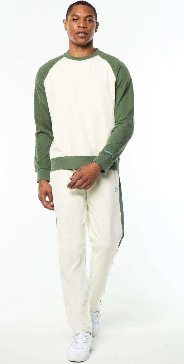 Sergio Tacchini Suonare Crewneck- Almost Aqua