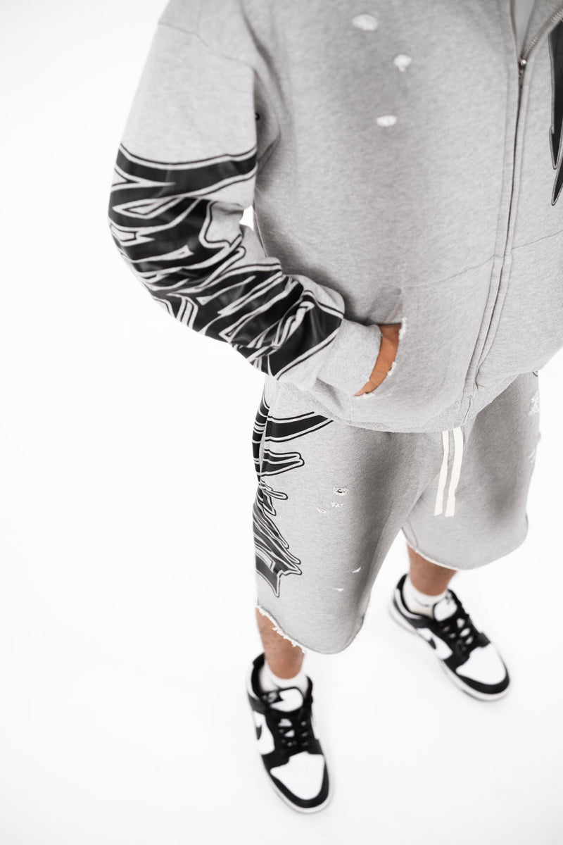 Grey ‘Faded’ Shorts