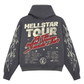 HELLSTAR STUDIOS RECORDS TOUR HOODIE FADED BLACK