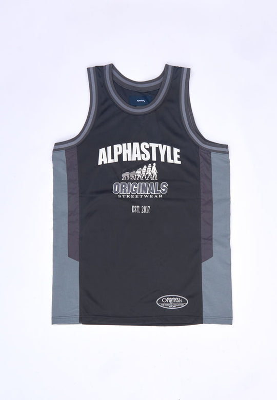 ALPHASTYLE Abraham Basketball Tank