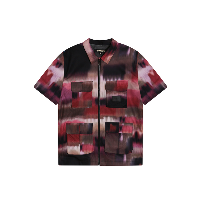 PHOTO PRINT ZIP SHIRT