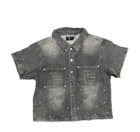 ‘Paisley’ Denim Grey Shirt
