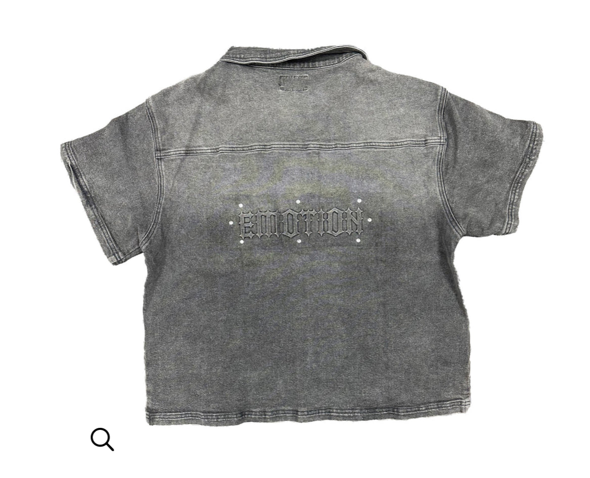 ‘Paisley’ Denim Grey Shirt