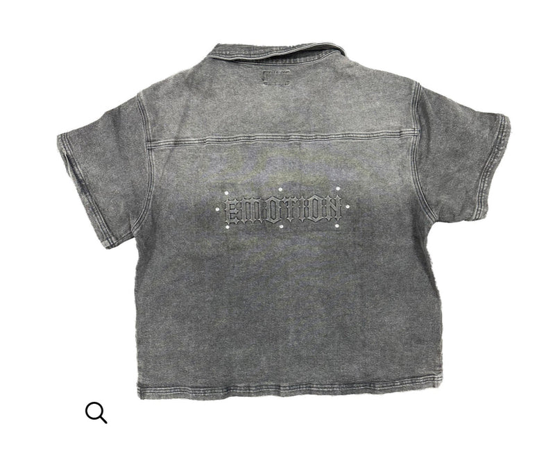 ‘Paisley’ Denim Grey Shirt