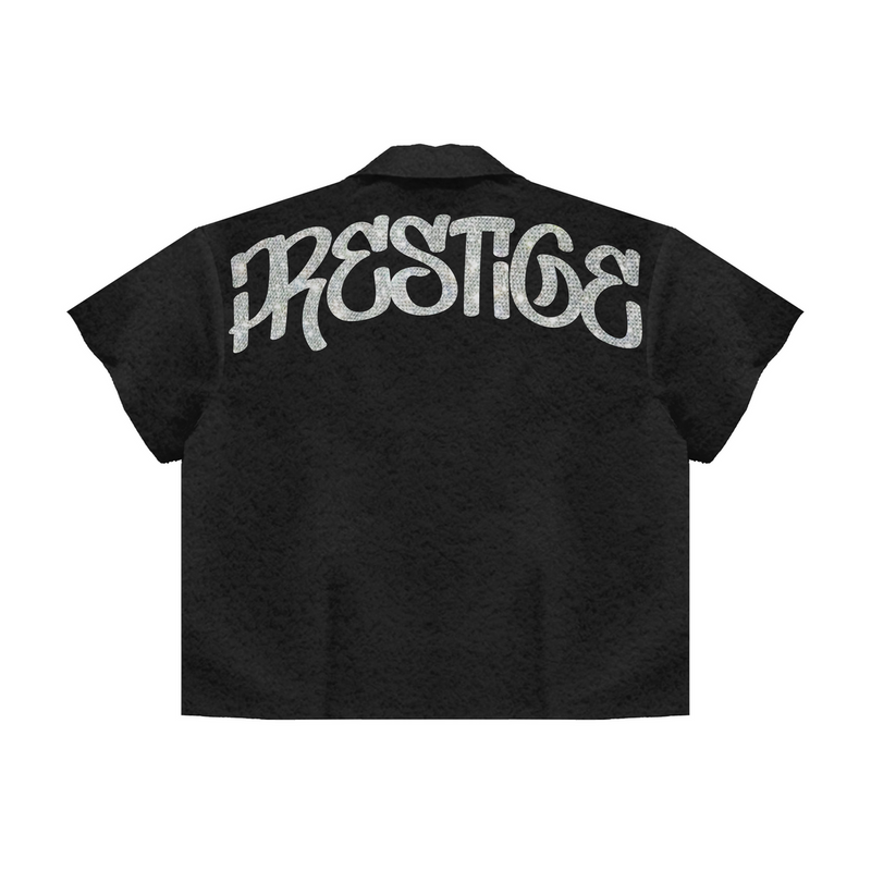 Prestige Rhinestone Button Up
