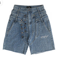 Prestige Triple Waist Denim Shorts