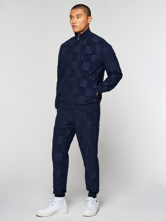 SERGIO TACCHINI ANZIO ZIP-UP TRACK SET MARITIME BLUE