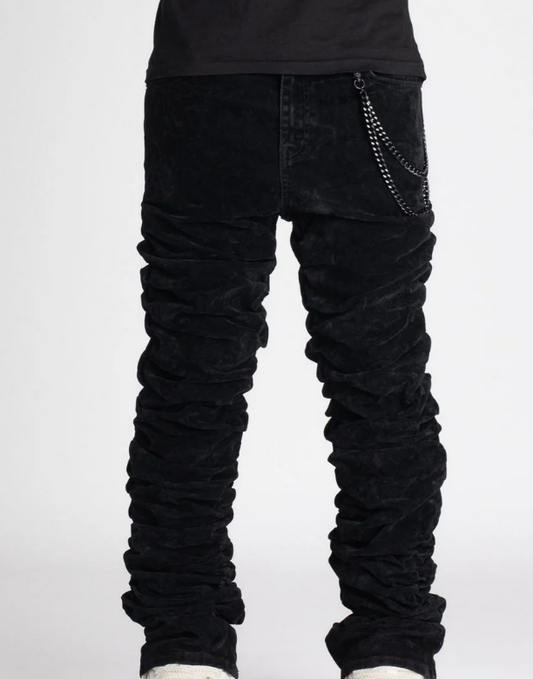 Guapi (All black super stacked denim v2)