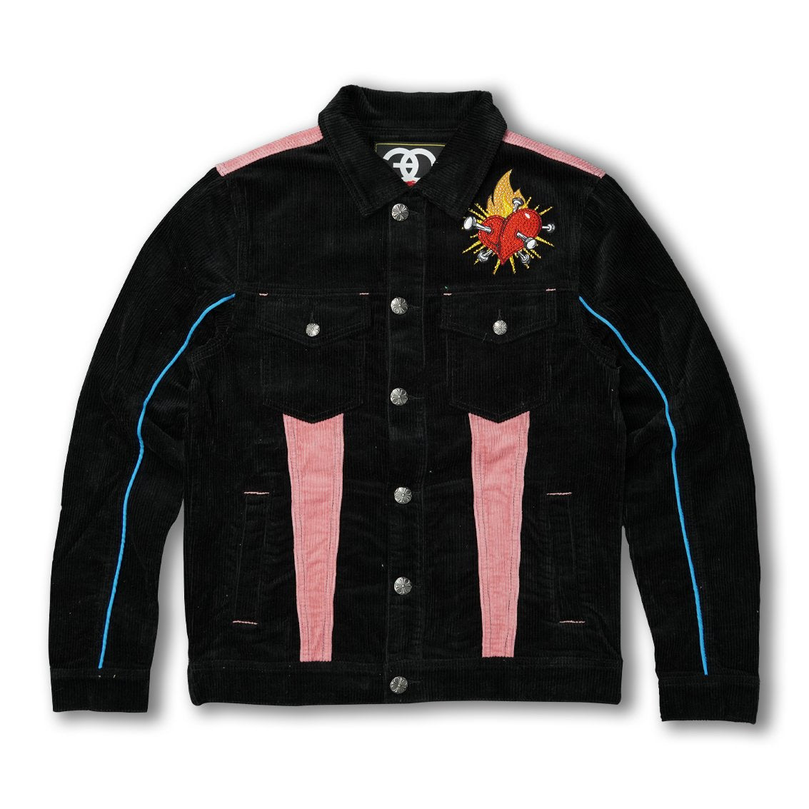 FROST DEAR SINS CORD JACKET - BLACK