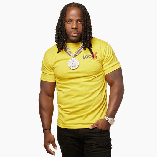 Icon X Back Tee (Yellow)