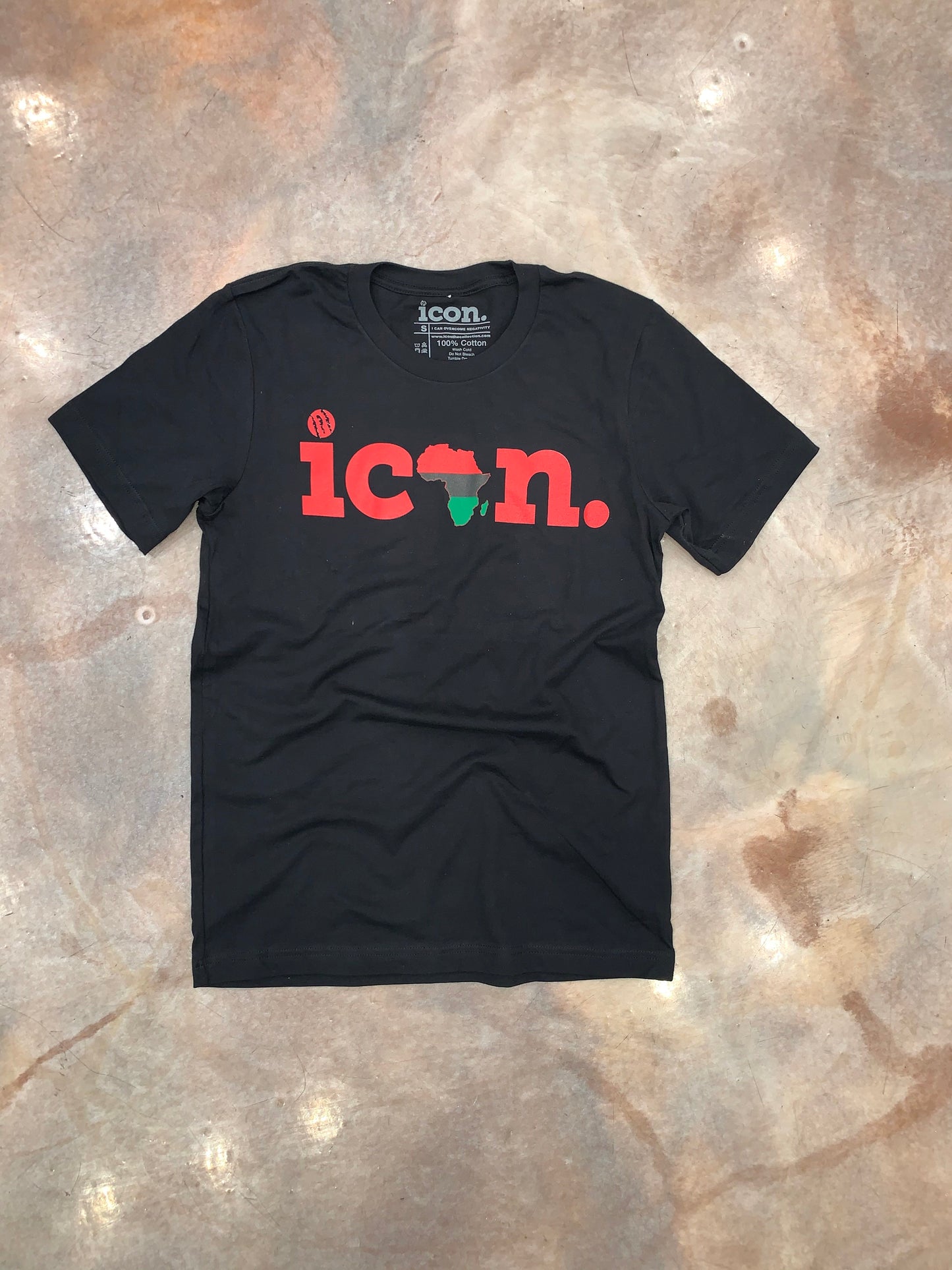 ICON BLACK HISTORY TEE BLK