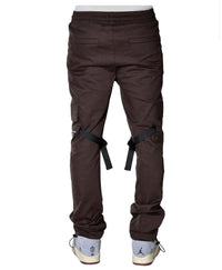 PANTALONES CARGO ACAMPANADOS THC X THE SHOP 147 FOUR QUARTERS (AZUL CHI)