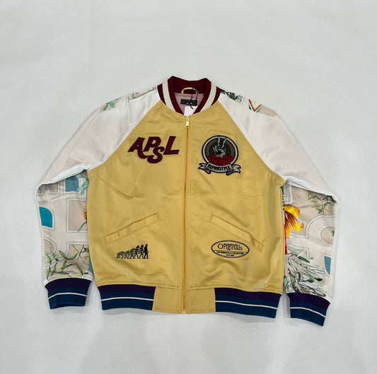 Alpha Style Wesley Baseball Bomber Yellow