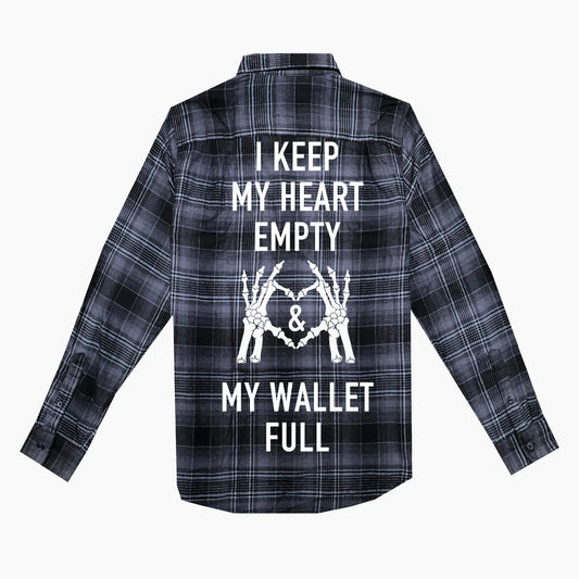 NOVEMBER REINE EMPTY HEART FLANNEL