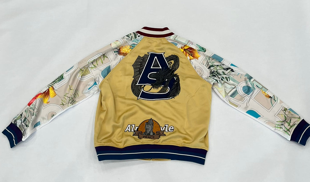 Alpha Style Wesley Baseball Bomber Yellow